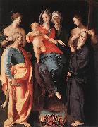 Madonna and Child with St Anne and Other Saints Pontormo